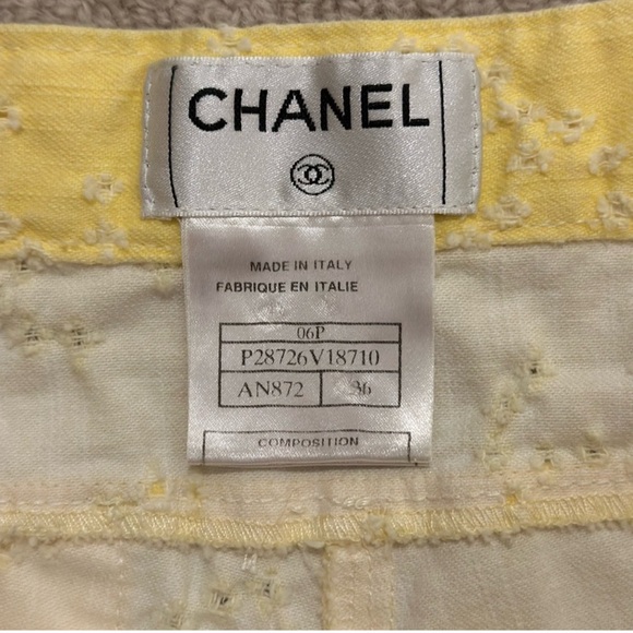 ***SOLD*** Chanel Logo Broderie Anglaise Bermuda Shorts - Picture 3 of 6
